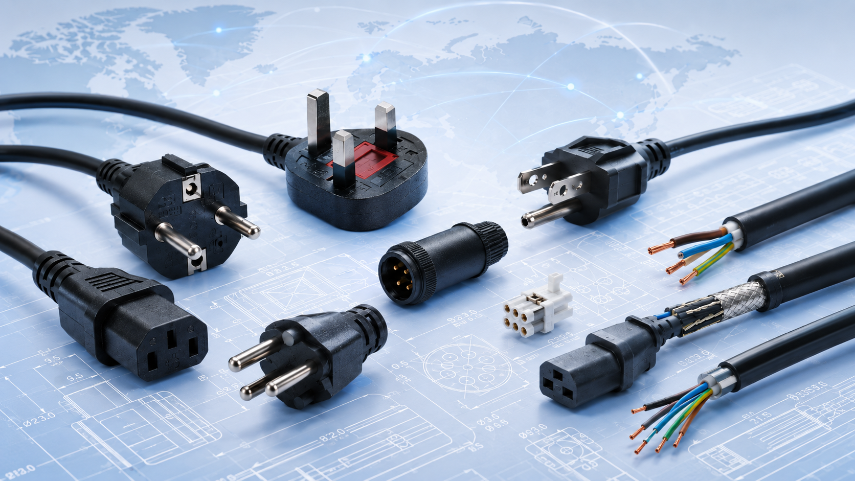 Netzanschlusskabel Konfektion und Netzkabel Sonderanfertigung für OEM und Gerätehersteller